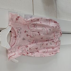 Pink Carter's Romper 0-3 months